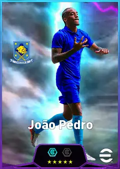 João Pedro eFootball 2026 player card, 87 OVR CF