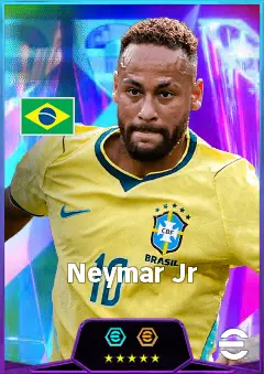 Neymar Jr eFootball 2026 player card, 86 OVR LWF