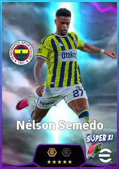 Nélson Semedo eFootball 2026 player card, 83 OVR RB