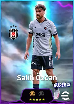 Salih Özcan eFootball 2026 player card, 82 OVR DMF