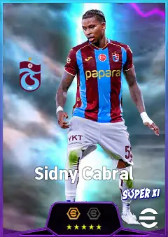 Sidny Cabral eFootball 2026 player card, 82 OVR RB