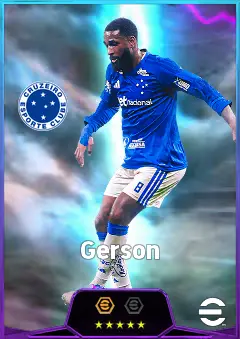 Gerson eFootball 2026 player card, 83 OVR CMF