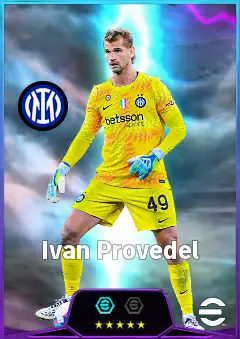 Ivan Provedel eFootball 2026 player card, 82 OVR GK