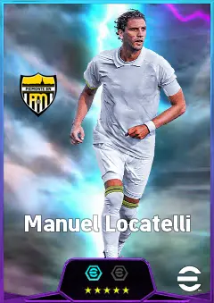 Manuel Locatelli eFootball 2026 player card, 84 OVR DMF