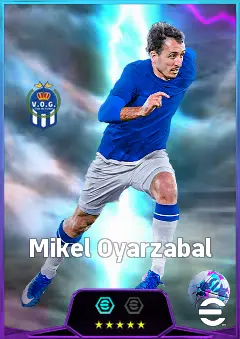 Mikel Oyarzabal eFootball 2026 player card, 85 OVR CF