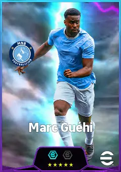 Marc Guéhi eFootball 2026 player card, 84 OVR CB