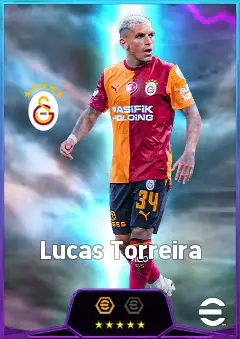 Lucas Torreira eFootball 2026 player card, 81 OVR DMF
