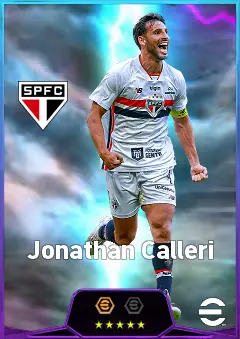 Jonathan Calleri eFootball 2026 player card, 81 OVR CF