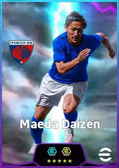 Maeda Daizen eFootball 2026 player card, 85 OVR SS