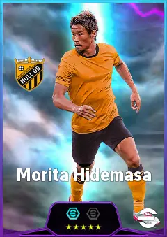 Morita Hidemasa eFootball 2026 player card, 85 OVR DMF