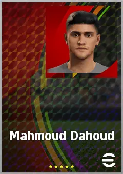 Mahmoud Dahoud eFootball 2026 player card, 74 OVR CMF