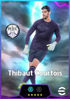 Thibaut Courtois eFootball 2026 player card, 86 OVR GK