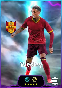 Wesley eFootball 2026 player card, 84 OVR LB