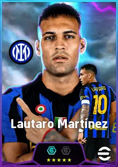 Lautaro Martínez eFootball 2026 player card, 84 OVR CF