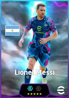 Lionel Messi eFootball 2026 player card, 83 OVR SS