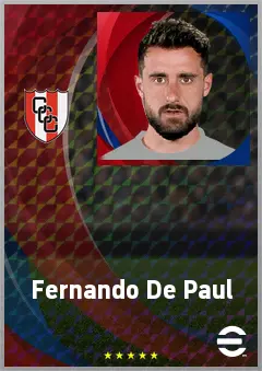Fernando De Paul eFootball 2026 player card, 72 OVR GK