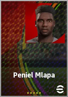 Peniel Mlapa eFootball 2026 player card, 69 OVR CF