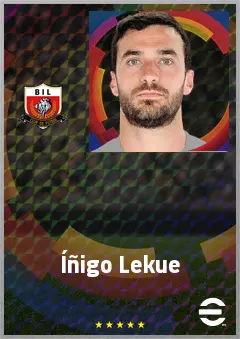 Íñigo Lekue eFootball 2026 player card, 73 OVR RB