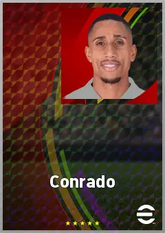 Conrado eFootball 2026 player card, 69 OVR CF
