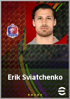Erik Sviatchenko eFootball 2026 player card, 73 OVR CB