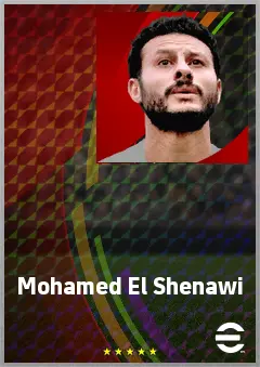 Mohamed El Shenawi eFootball 2026 player card, 72 OVR GK
