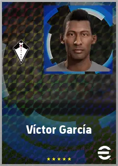 Víctor García eFootball 2026 player card, 69 OVR RB