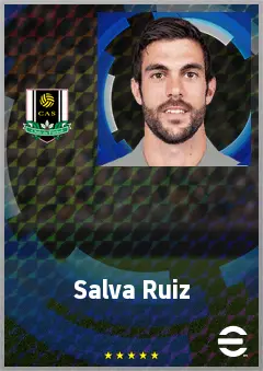 Salva Ruiz eFootball 2026 player card, 67 OVR LB