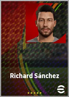 Richard Sánchez eFootball 2026 player card, 70 OVR GK