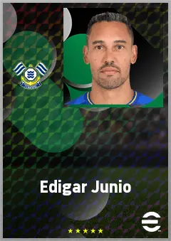 Edigar Junio eFootball 2026 player card, 69 OVR CF