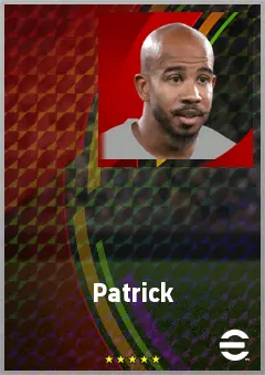Patrick eFootball 2026 player card, 70 OVR LMF