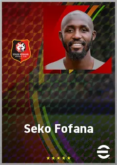 Seko Fofana eFootball 2026 player card, 75 OVR CMF