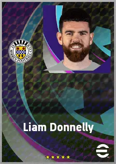 Liam Donnelly eFootball 2026 player card, 68 OVR DMF