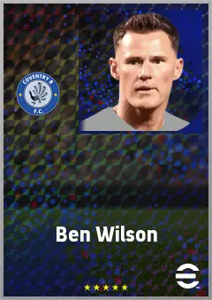 Ben Wilson eFootball 2026 player card, 70 OVR GK