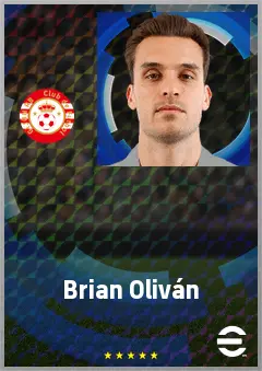 Brian Oliván eFootball 2026 player card, 71 OVR LB