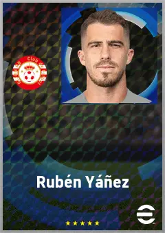 Rubén Yáñez eFootball 2026 player card, 72 OVR GK
