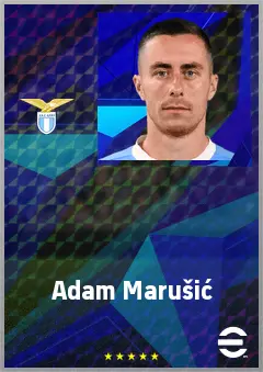Adam Marušić eFootball 2026 player card, 75 OVR RB