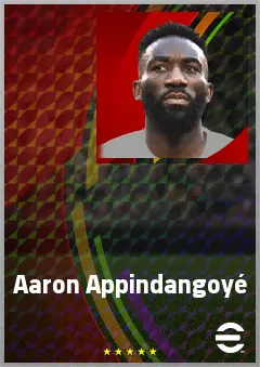 Aaron Appindangoyé eFootball 2026 player card, 70 OVR CB