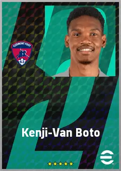 Kenji-Van Boto eFootball 2026 player card, 66 OVR LB