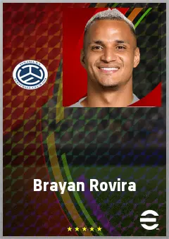 Brayan Rovira eFootball 2026 player card, 72 OVR DMF
