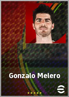 Gonzalo Melero eFootball 2026 player card, 71 OVR CMF