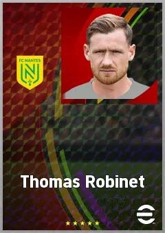 Thomas Robinet eFootball 2026 player card, 70 OVR CF