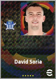 David Soria eFootball 2026 player card, 78 OVR GK