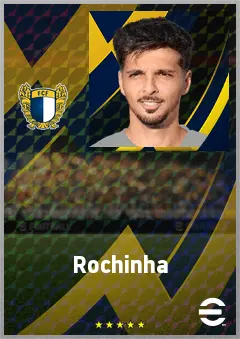 Rochinha eFootball 2026 player card, 68 OVR LWF
