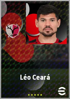 Léo Ceará eFootball 2026 player card, 74 OVR CF