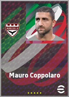 Mauro Coppolaro eFootball 2026 player card, 68 OVR CB