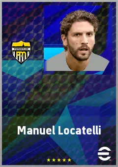 Manuel Locatelli eFootball 2026 player card, 78 OVR DMF