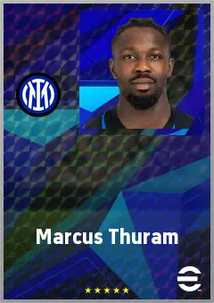 Marcus Thuram eFootball 2026 player card, 80 OVR CF