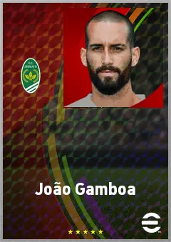 João Gamboa eFootball 2026 player card, 68 OVR DMF