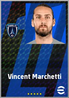 Vincent Marchetti eFootball 2026 player card, 70 OVR CMF