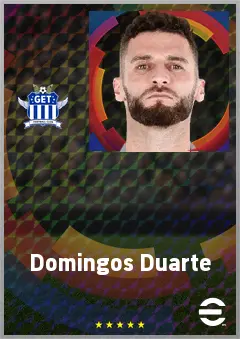 Domingos Duarte eFootball 2026 player card, 72 OVR CB